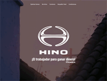 Tablet Screenshot of hino.com.gt